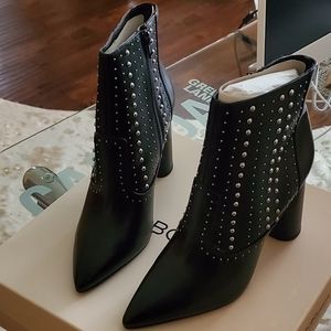 BCBGeneration Hollis Studded Block Heel Booties